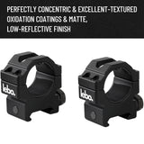 LEBO Optics 1 Inch Light Picatinny Scope Rings with Protective Tape, Perfectly Concentric, Low-Reflective Finish, 6061 Aluminum Alloy