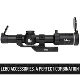 LEBO Optics 34mm Light Picatinny Scope Mount with Protective Tape, Perfectly Concentric, Low-Reflective Finish, 6061 Aluminum Alloy