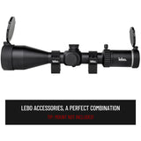 LEBO Opitcs 3-12x56 SFP Rifle Scope with BDC, HD Glass with Low Light Enhancement, High-Precision Parallax Adjustment, Illuminated Red Dot Reticle, 30mm Tube, Matte Black