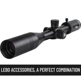 LEBO Optics 50mm Light Rifle Scope Sunshade, Matte Black, Low-Reflective Surface Treatment, 6061 Aluminum Alloy