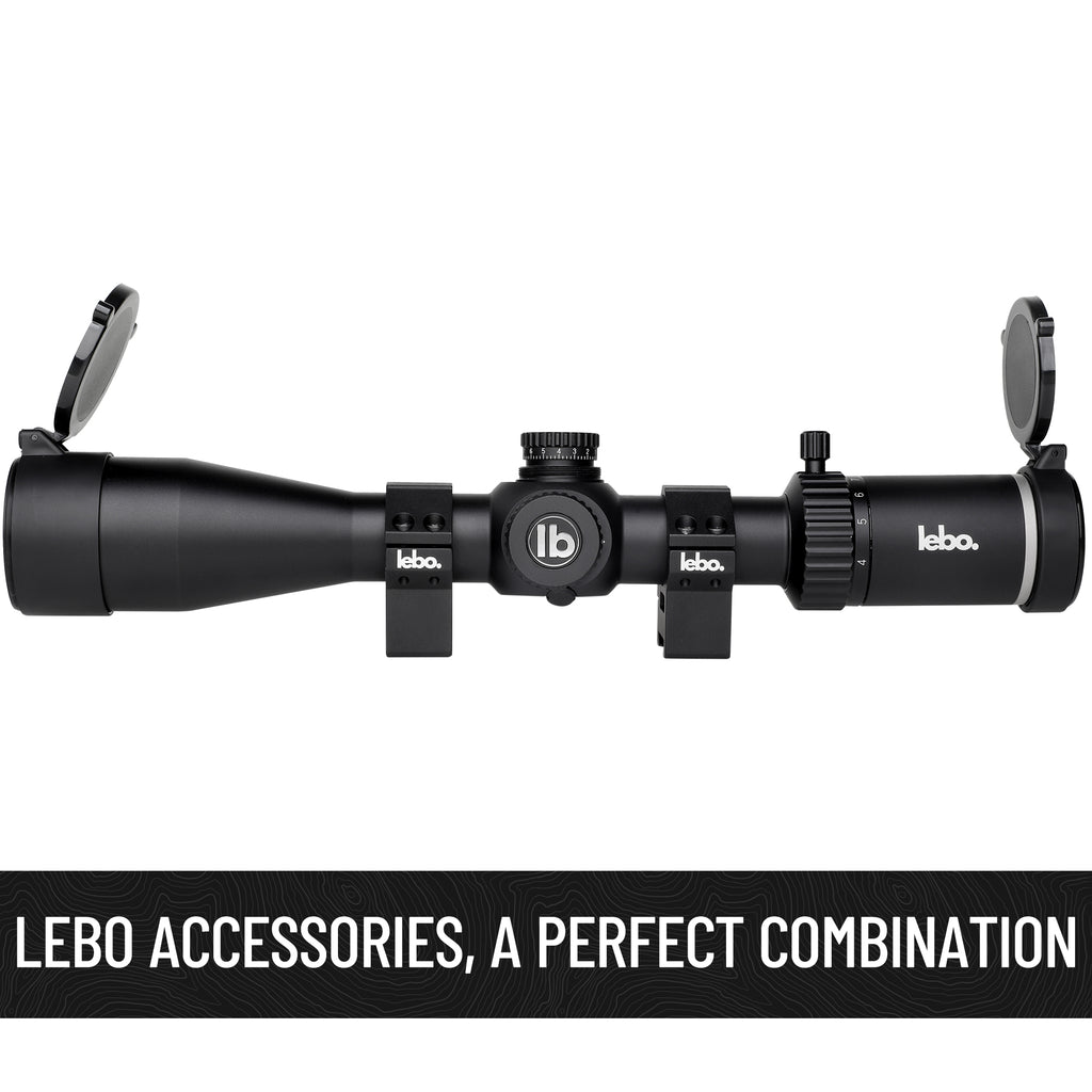 LEBO Optics 30mm Light Picatinny Scope Rings with Protective Tape, Per ...